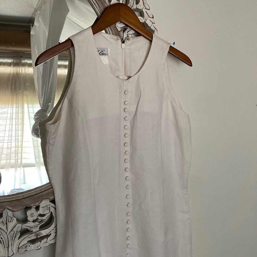 VINTAGE LINEN DRESS - Picture 2 of 6